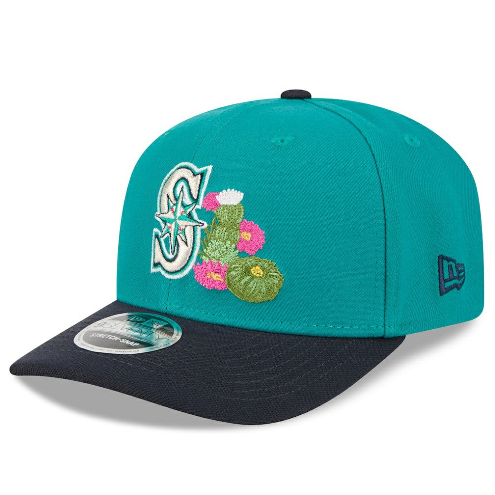 Seattle Mariners New Era 2026 Spring Training 9SEVENTY Adjustable Hat - Teal/Navy - New Era Discount