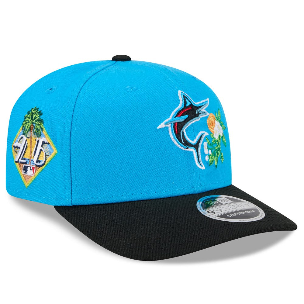 Miami Marlins New Era 2026 Spring Training 9SEVENTY Adjustable Hat - Blue/Black - New Era on Sale