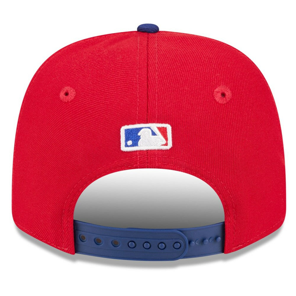Texas Rangers New Era 2026 Spring Training 9SEVENTY Adjustable Hat - Red/Royal - New Era Online