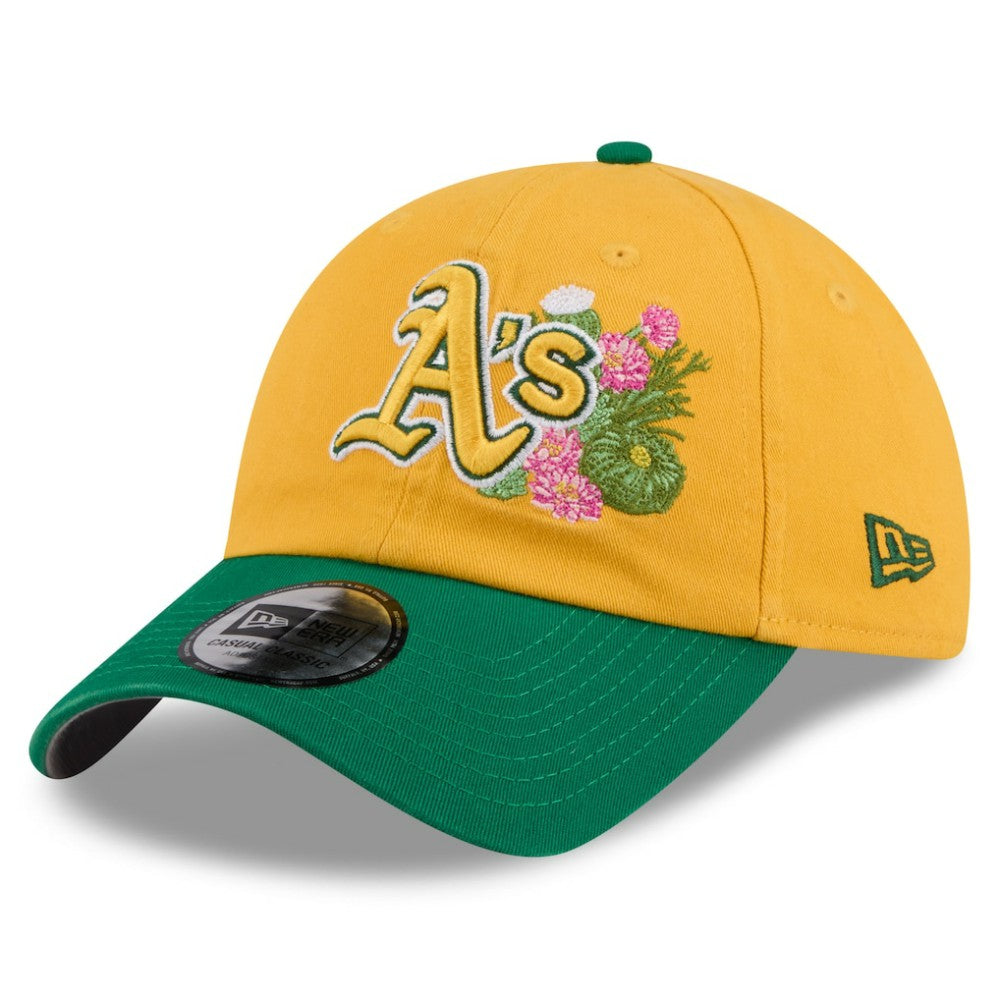 Athletics New Era 2026 Spring Training Casual Classic Adjustable Hat - Gold/Green - New Era Sale