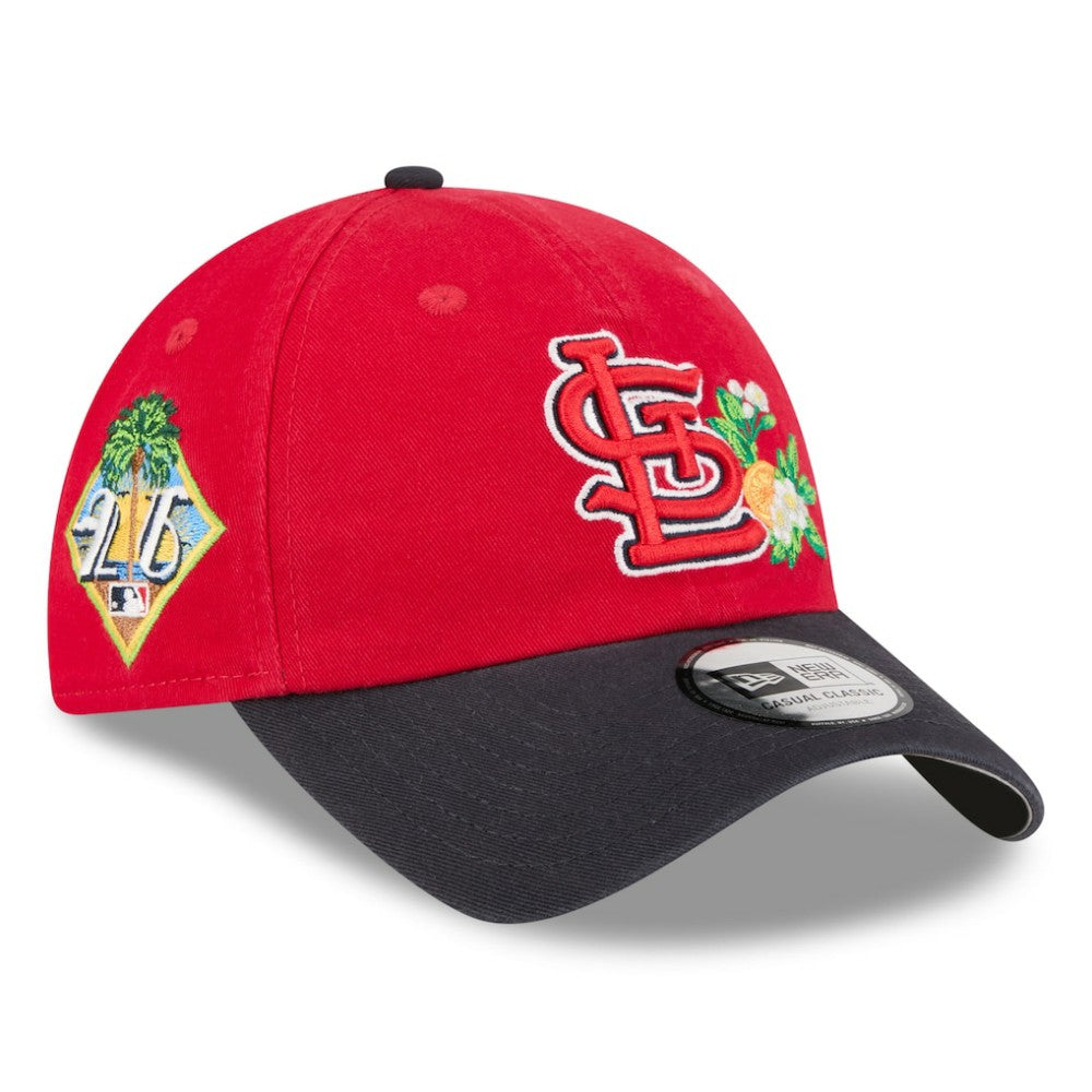 St. Louis Cardinals New Era 2026 Spring Training Casual Classic Adjustable Hat - Red/Navy - New Era on Sale