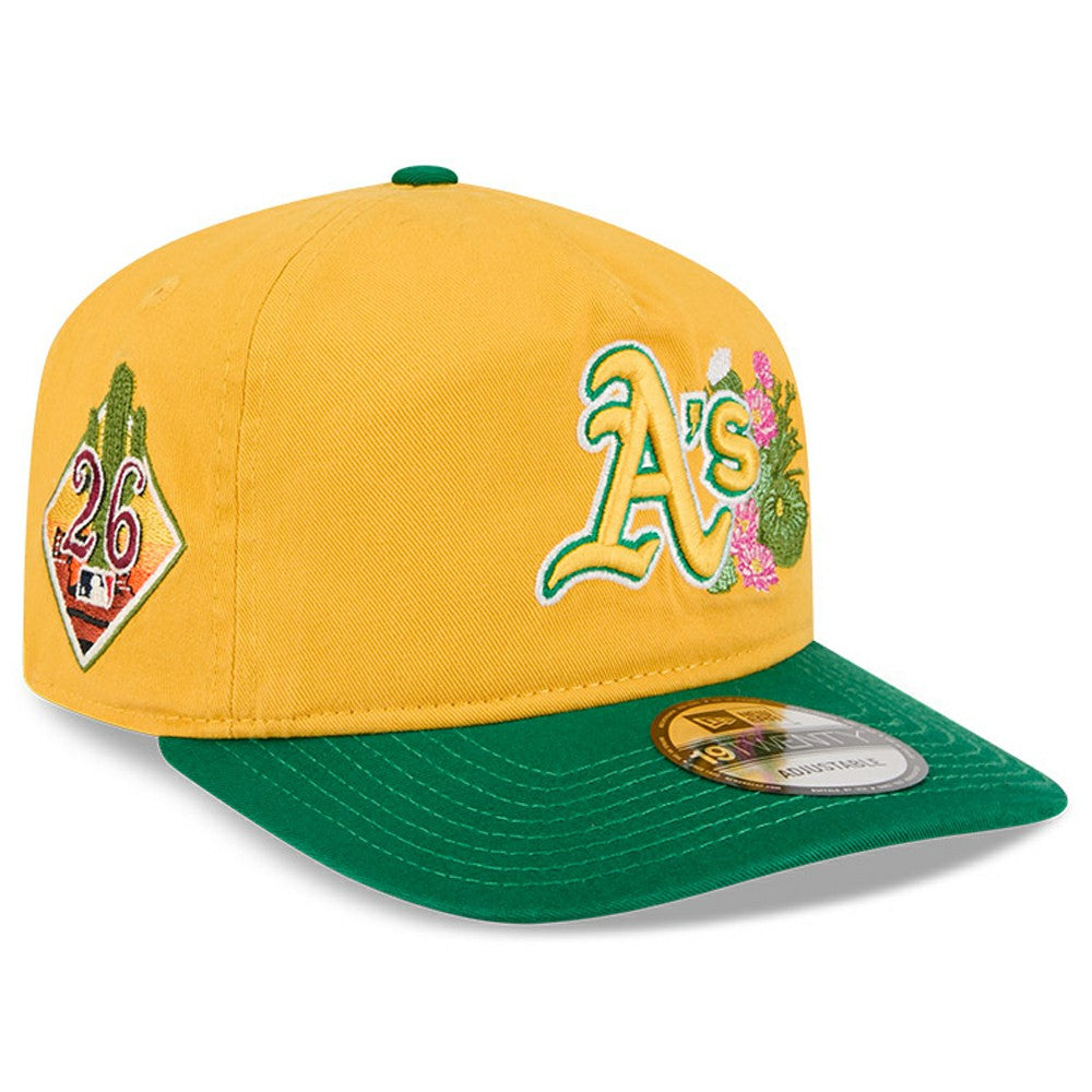 Athletics New Era Youth 2026 Spring Training 19TWENTY Adjustable Hat - Gold/Green - New Era Online
