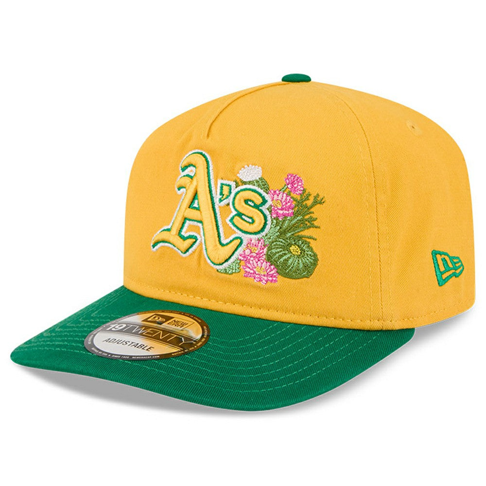 Athletics New Era Youth 2026 Spring Training 19TWENTY Adjustable Hat - Gold/Green - New Era Online