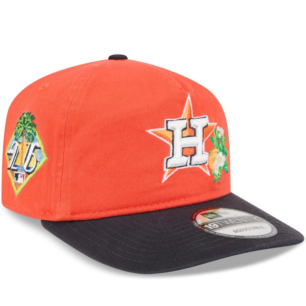 Houston Astros New Era 2026 Spring Training 19TWENTY Adjustable Hat - Orange/Navy - New Era on Sale