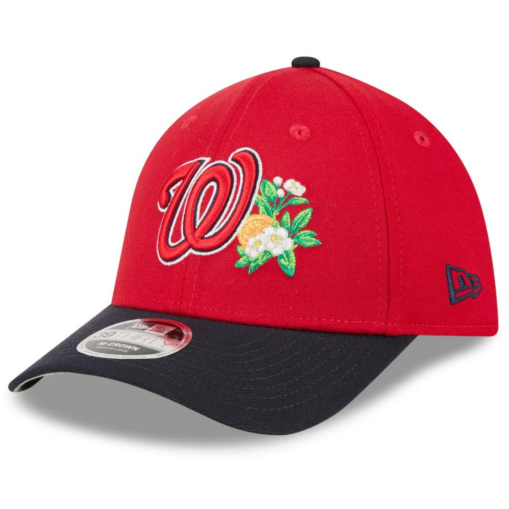 Washington Nationals New Era 2026 Spring Training M-Crown 39THIRTY Flex Hat - Red/Navy - New Era Discount