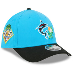 Miami Marlins New Era 2026 Spring Training M-Crown 39THIRTY Flex Hat - Blue/Black - New Era Online