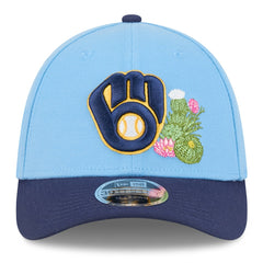 Milwaukee Brewers New Era 2026 Spring Training M-Crown 39THIRTY Flex Hat - Light Blue/Navy - New Era Online