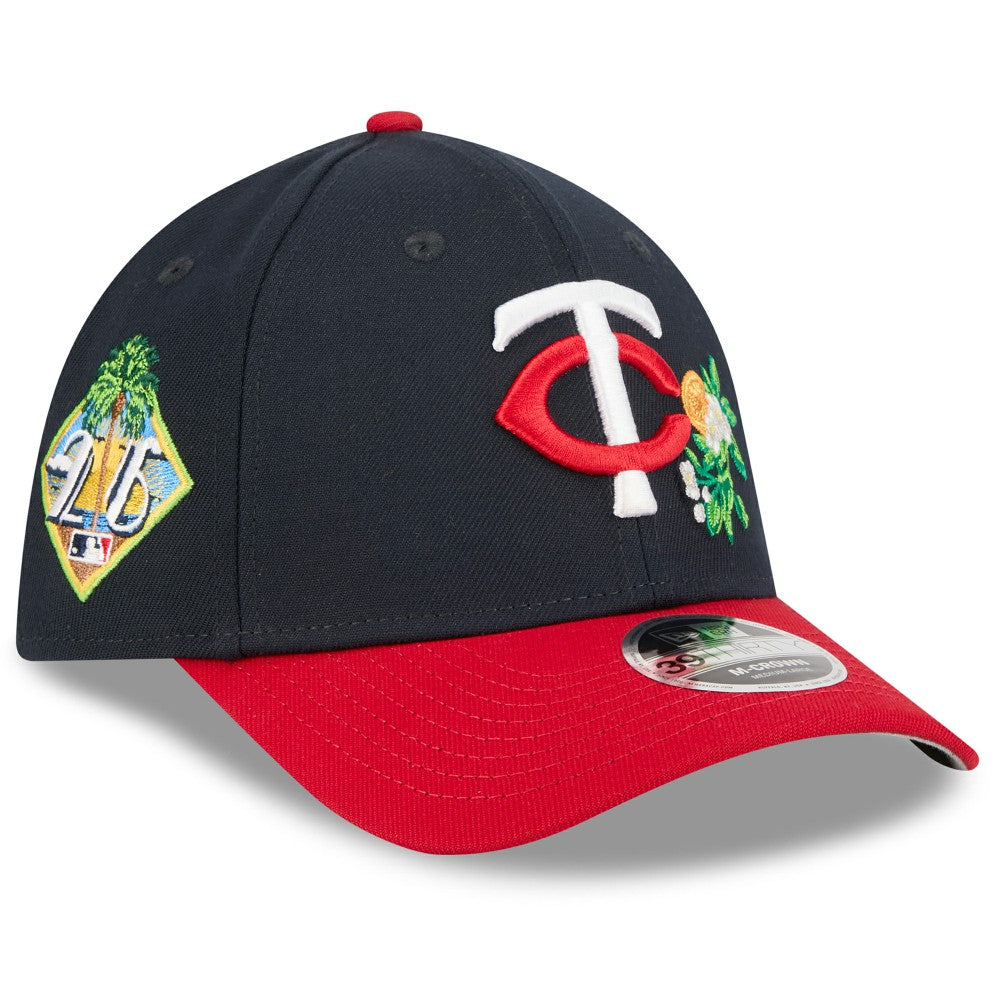 Minnesota Twins New Era 2026 Spring Training M-Crown 39THIRTY Flex Hat - Navy/Red - New Era on Sale