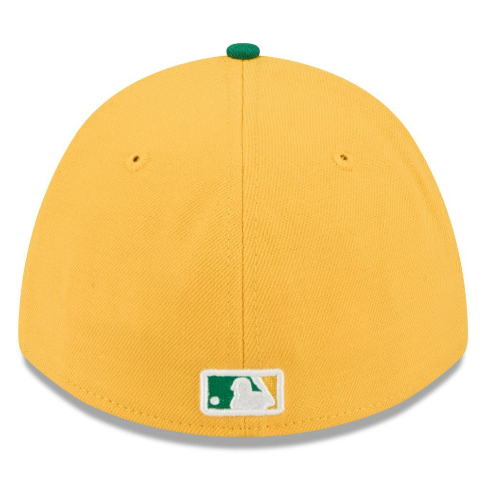 Athletics New Era 2026 Spring Training M-Crown 39THIRTY Flex Hat - Gold/Green - New Era Online