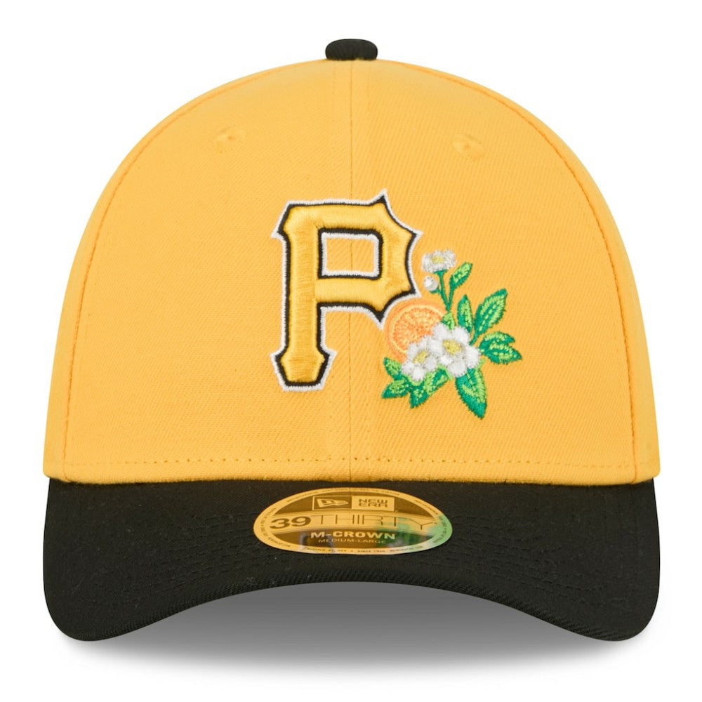Pittsburgh Pirates New Era 2026 Spring Training M-Crown 39THIRTY Flex Hat - Gold/Black - New Era on Sale