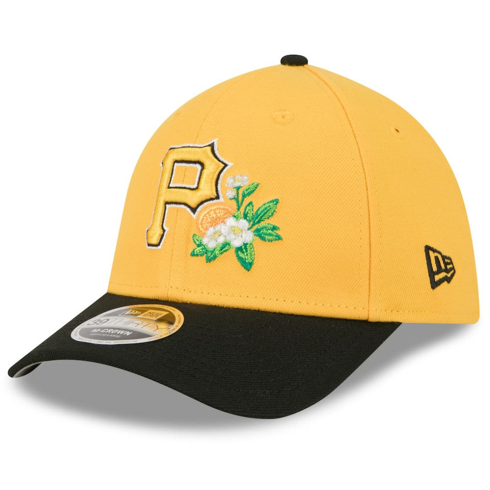 Pittsburgh Pirates New Era 2026 Spring Training M-Crown 39THIRTY Flex Hat - Gold/Black - New Era on Sale