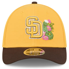 San Diego Padres New Era 2026 Spring Training M-Crown 39THIRTY Flex Hat - Gold/Brown - New Era on Sale