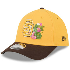 San Diego Padres New Era 2026 Spring Training M-Crown 39THIRTY Flex Hat - Gold/Brown - New Era on Sale