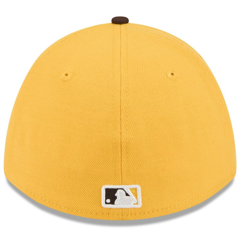 San Diego Padres New Era 2026 Spring Training M-Crown 39THIRTY Flex Hat - Gold/Brown - New Era on Sale