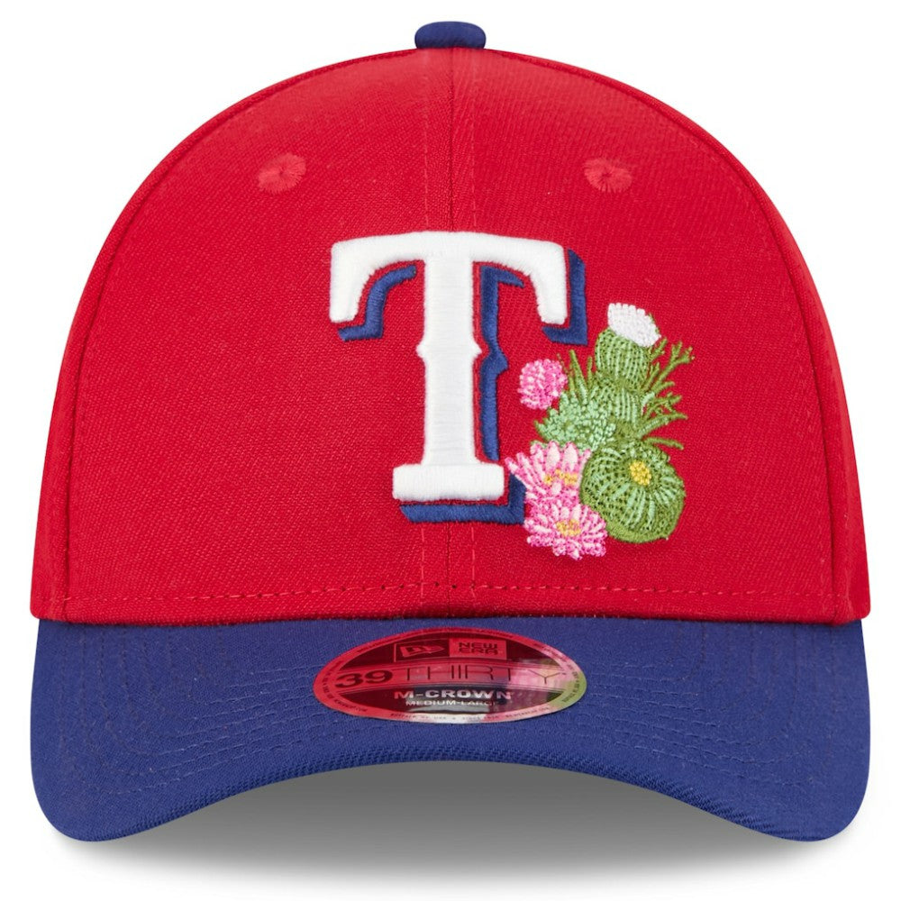 Texas Rangers New Era 2026 Spring Training M-Crown 39THIRTY Flex Hat - Red/Royal - New Era Discount
