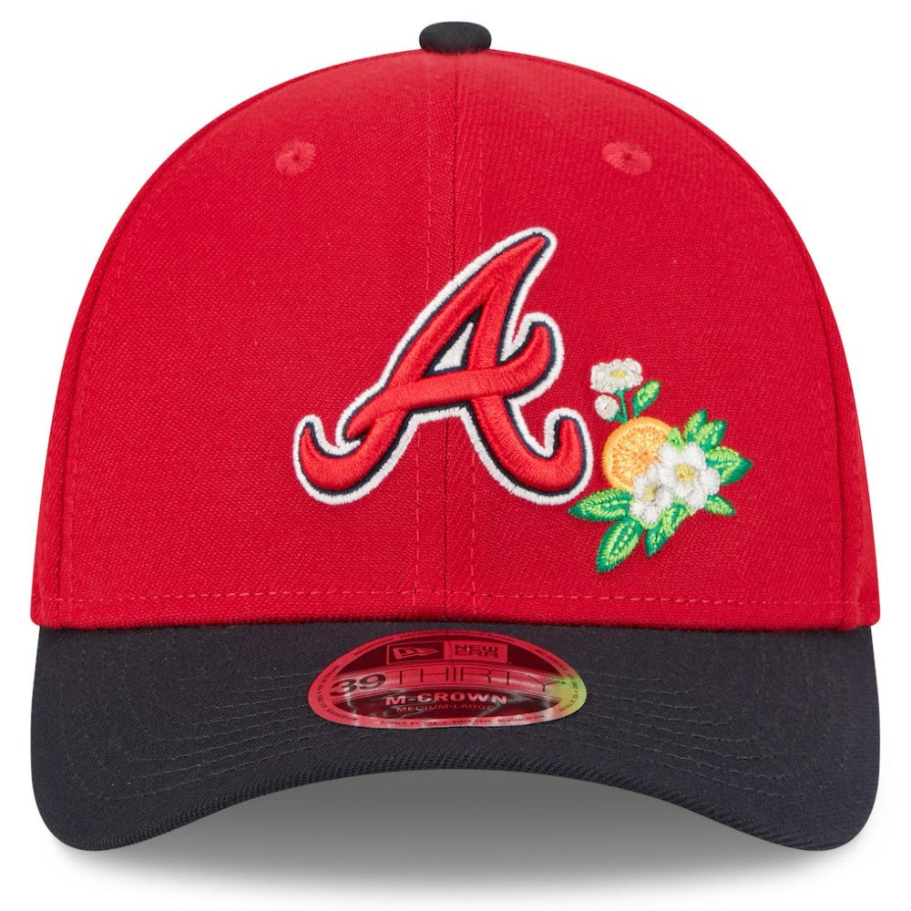 Atlanta Braves New Era 2026 Spring Training M-Crown 39THIRTY Flex Hat - Red/Navy - New Era Online