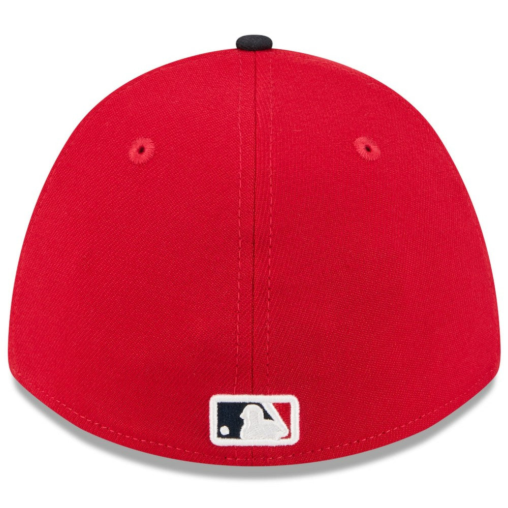 Atlanta Braves New Era 2026 Spring Training M-Crown 39THIRTY Flex Hat - Red/Navy - New Era Online