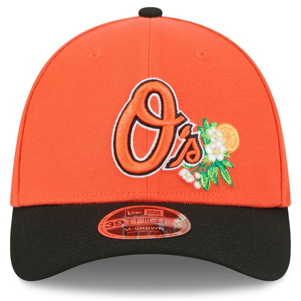 Baltimore Orioles New Era 2026 Spring Training M-Crown 39THIRTY Flex Hat - Orange/Black - New Era Lifestyle