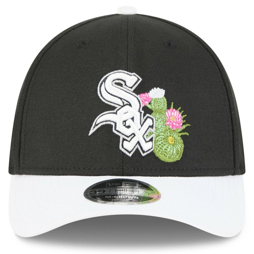 Chicago White Sox New Era 2026 Spring Training M-Crown 39THIRTY Flex Hat - Black/White - New Era Online