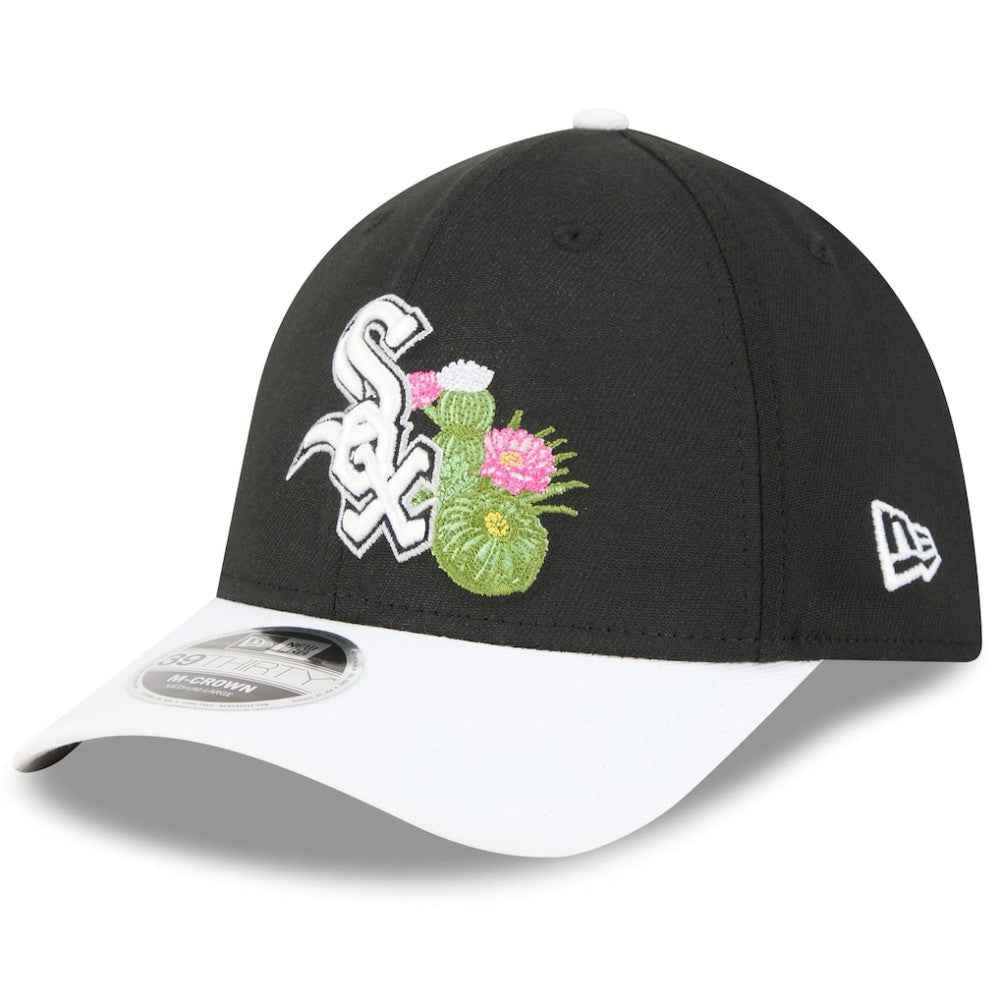 Chicago White Sox New Era 2026 Spring Training M-Crown 39THIRTY Flex Hat - Black/White - New Era Online