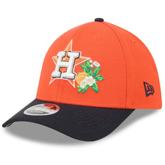 Houston Astros New Era 2026 Spring Training M-Crown 39THIRTY Flex Hat - Orange/Navy - New Era Online