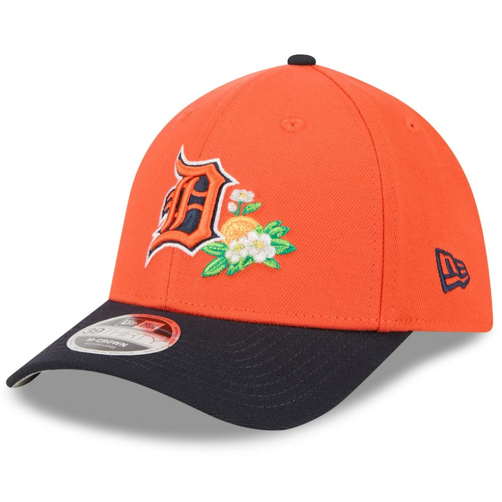 Detroit Tigers New Era 2026 Spring Training M-Crown 39THIRTY Flex Hat - Orange/Navy - New Era Online
