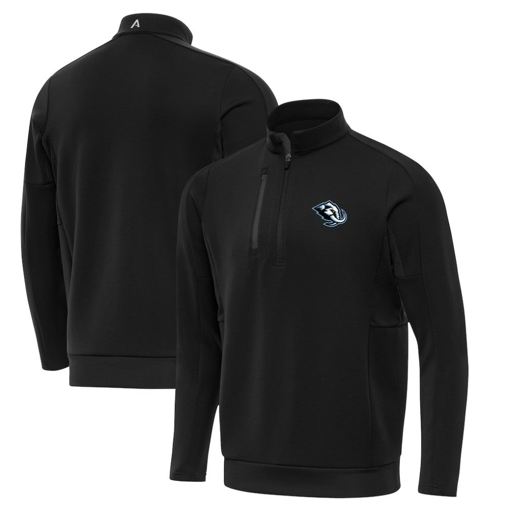Utah Mammoth Antigua Generation Quarter-Zip Pullover - Black - NHL 203154831