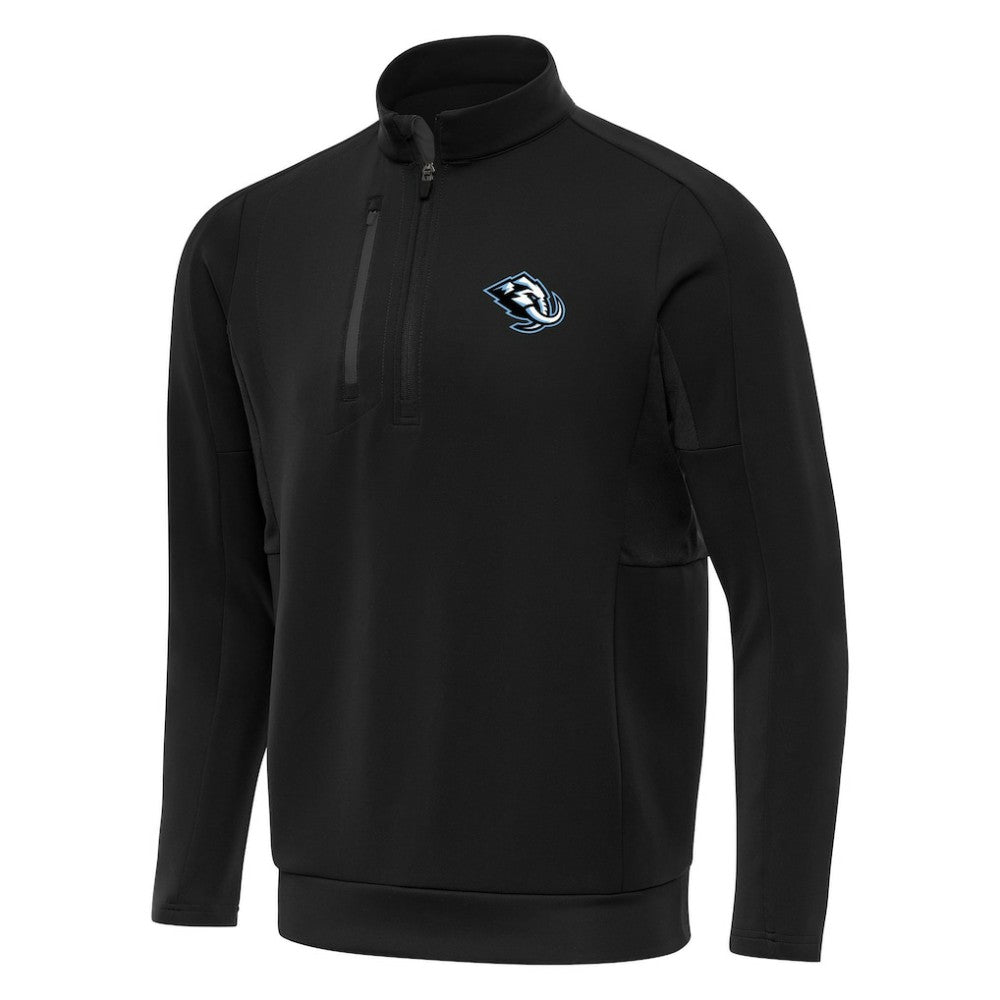 Utah Mammoth Antigua Generation Quarter-Zip Pullover - Black - NHL 203154831