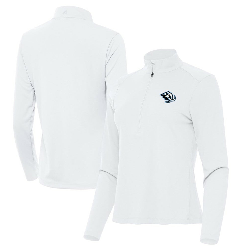 Utah Mammoth Antigua Women's Tribute Half-Zip Pullover - White - NHL 203154838