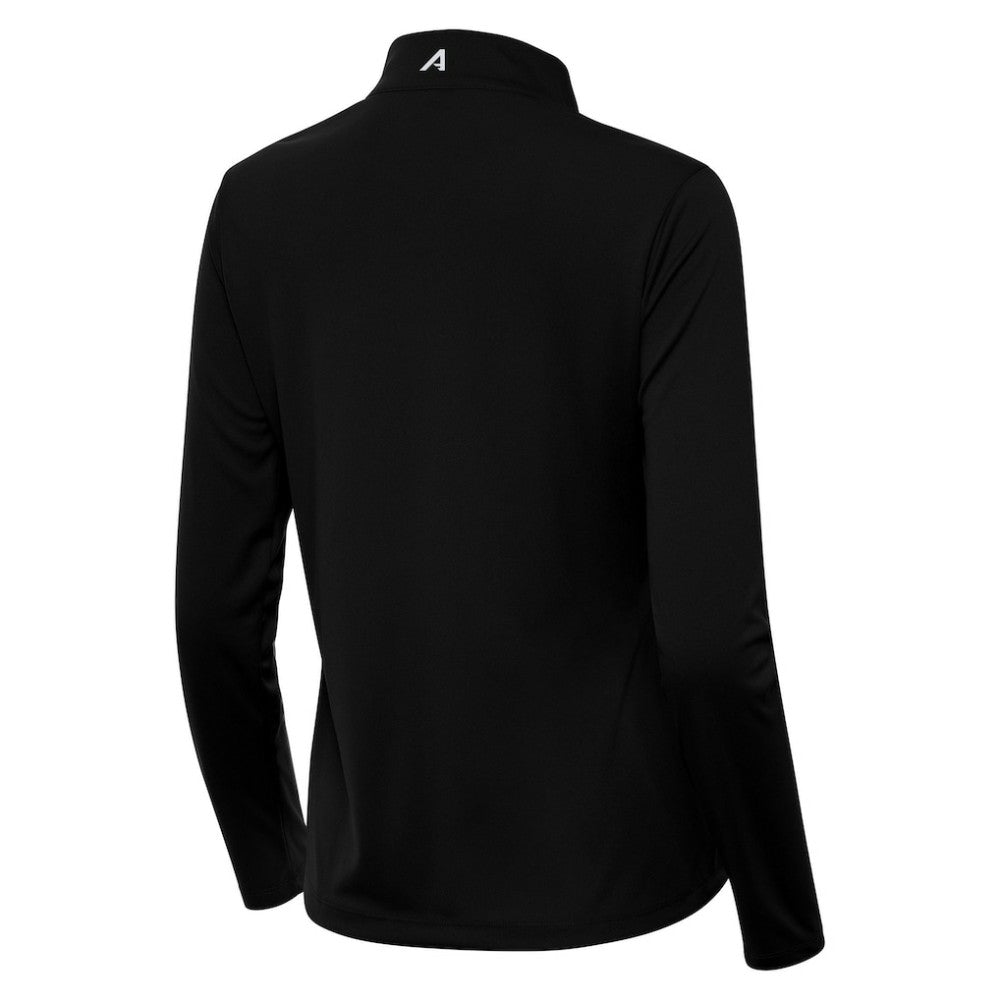 Utah Mammoth Antigua Women's Tribute Half-Zip Pullover - Black - NHL 203154839