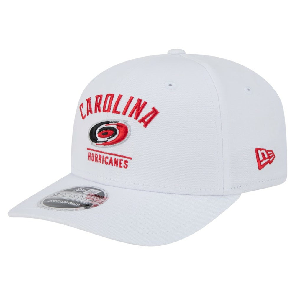 Carolina Hurricanes New Era Team Lockup Basic 9SEVENTY Adjustable Hat - White - NHL 203155586