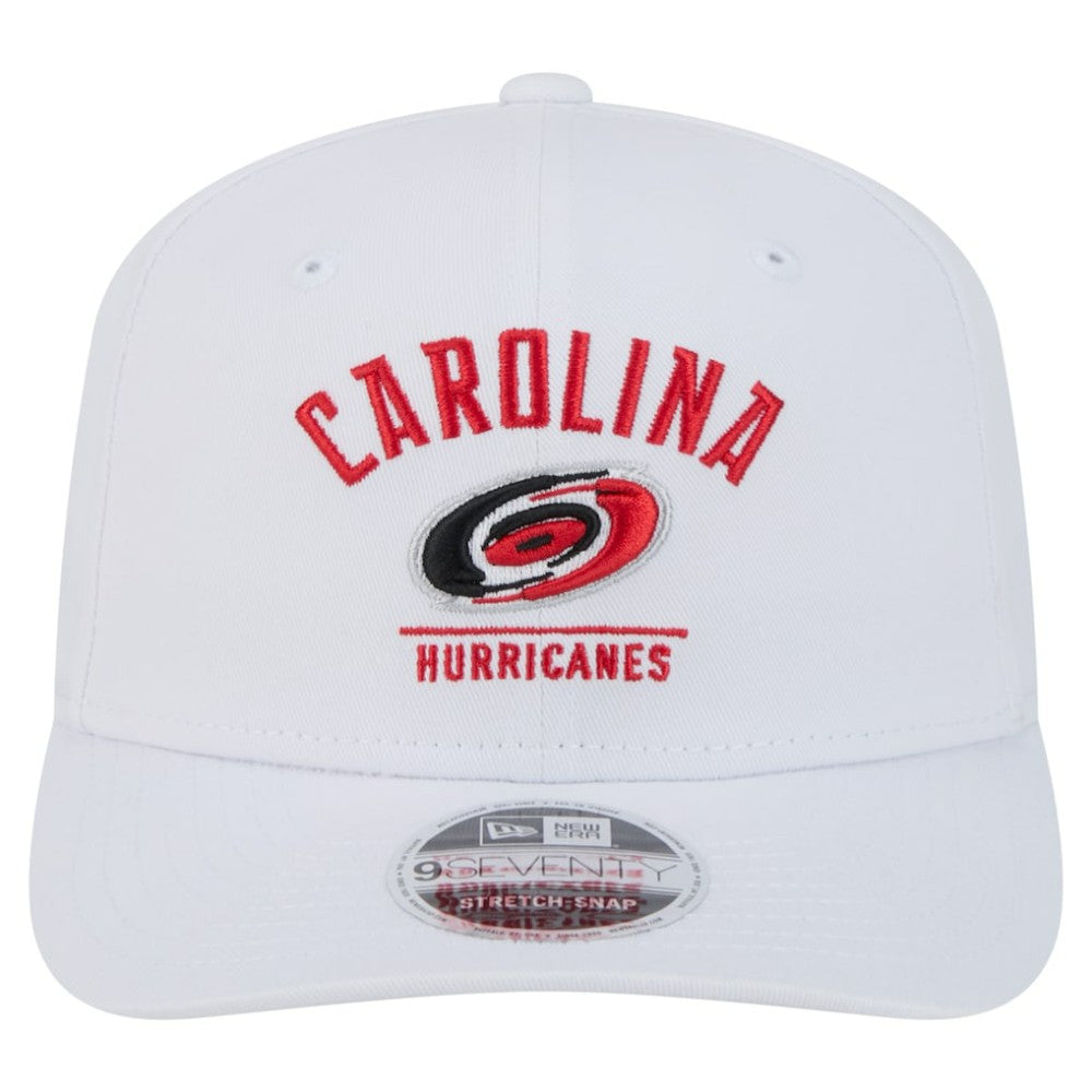 Carolina Hurricanes New Era Team Lockup Basic 9SEVENTY Adjustable Hat - White - NHL 203155586