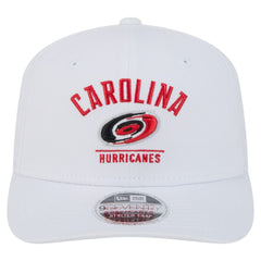 Carolina Hurricanes New Era Team Lockup Basic 9SEVENTY Adjustable Hat - White - NHL 203155586