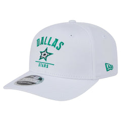 Dallas Stars New Era Team Lockup Basic 9SEVENTY Adjustable Hat - White - NHL 203155587