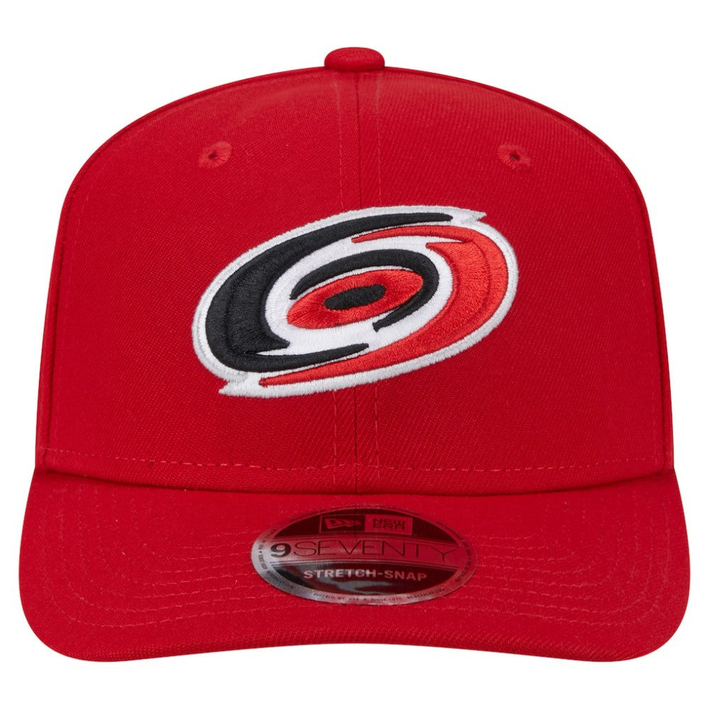 Carolina Hurricanes New Era Logo Basic 9SEVENTY Adjustable Hat - Red - NHL 203155589