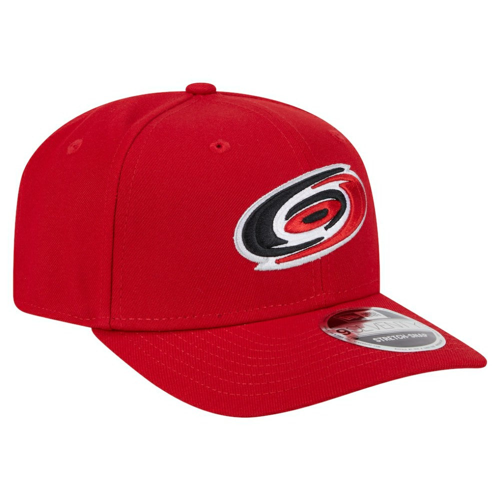 Carolina Hurricanes New Era Logo Basic 9SEVENTY Adjustable Hat - Red - NHL 203155589