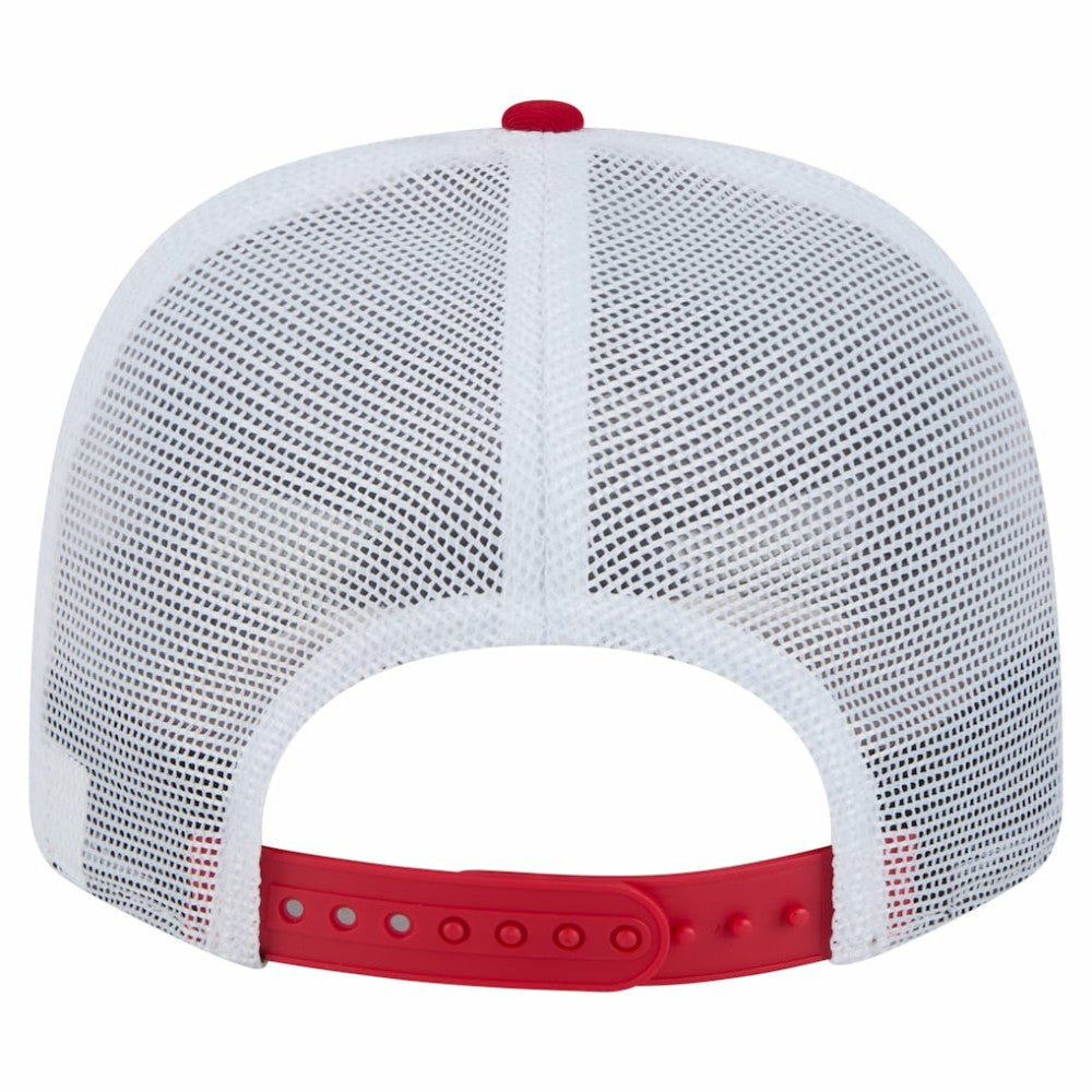 Carolina Hurricanes New Era Team Patch Basic 9SEVENTY Adjustable Trucker Hat - Red/White - NHL 203155590