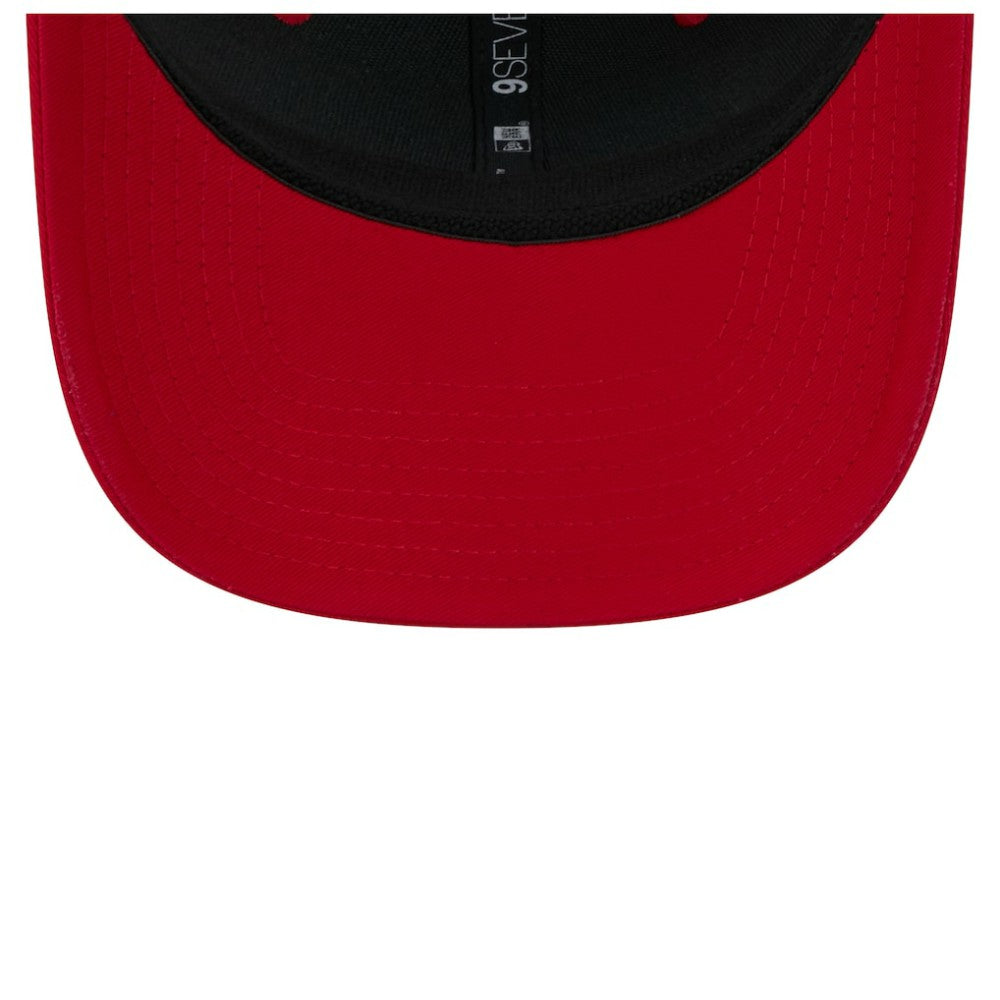 Carolina Hurricanes New Era Team Patch Basic 9SEVENTY Adjustable Trucker Hat - Red/White - NHL 203155590