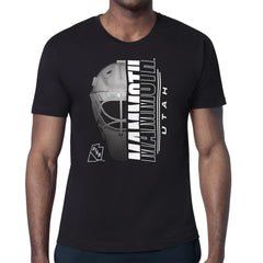 Utah Mammoth Starter Half Helmet T-Shirt - Black - NHL 203155666
