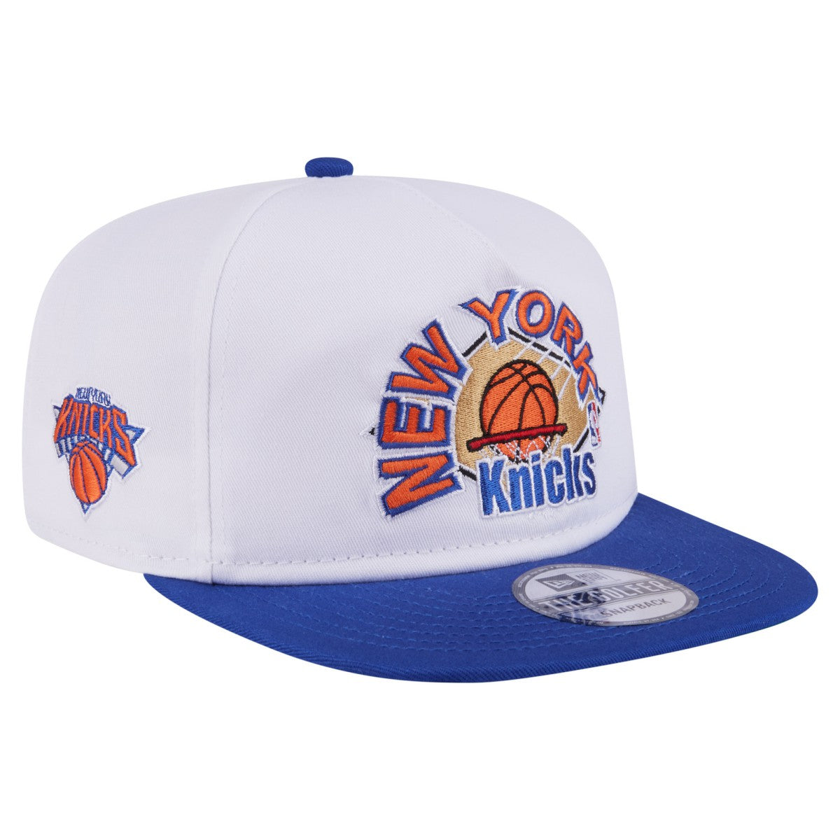 New York Knicks Hardwood Two-Tone Golfer Adjustable Hat White/Blue | New Era discount