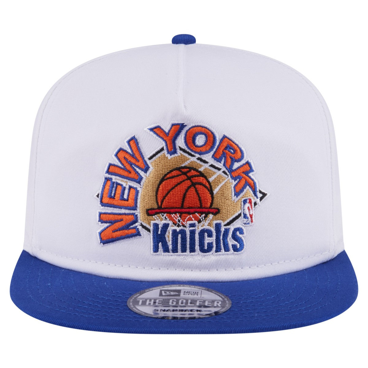 New York Knicks Hardwood Two-Tone Golfer Adjustable Hat White/Blue | New Era discount