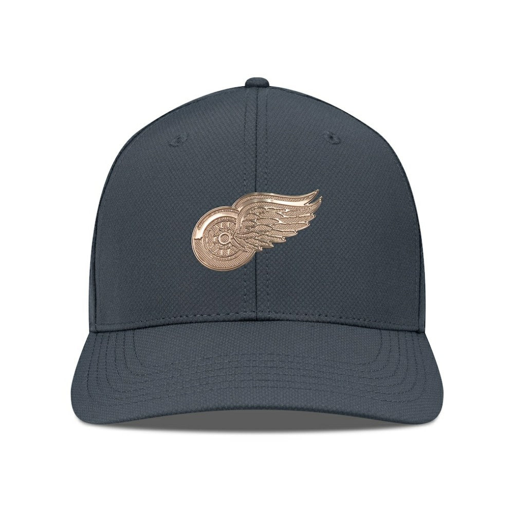 Detroit Red Wings Levelwear Rise Copper Insignia Flex Hat - Charcoal - NHL 203155806