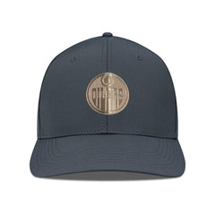 Edmonton Oilers Levelwear Rise Copper Insignia Flex Hat - Charcoal - NHL 203155809