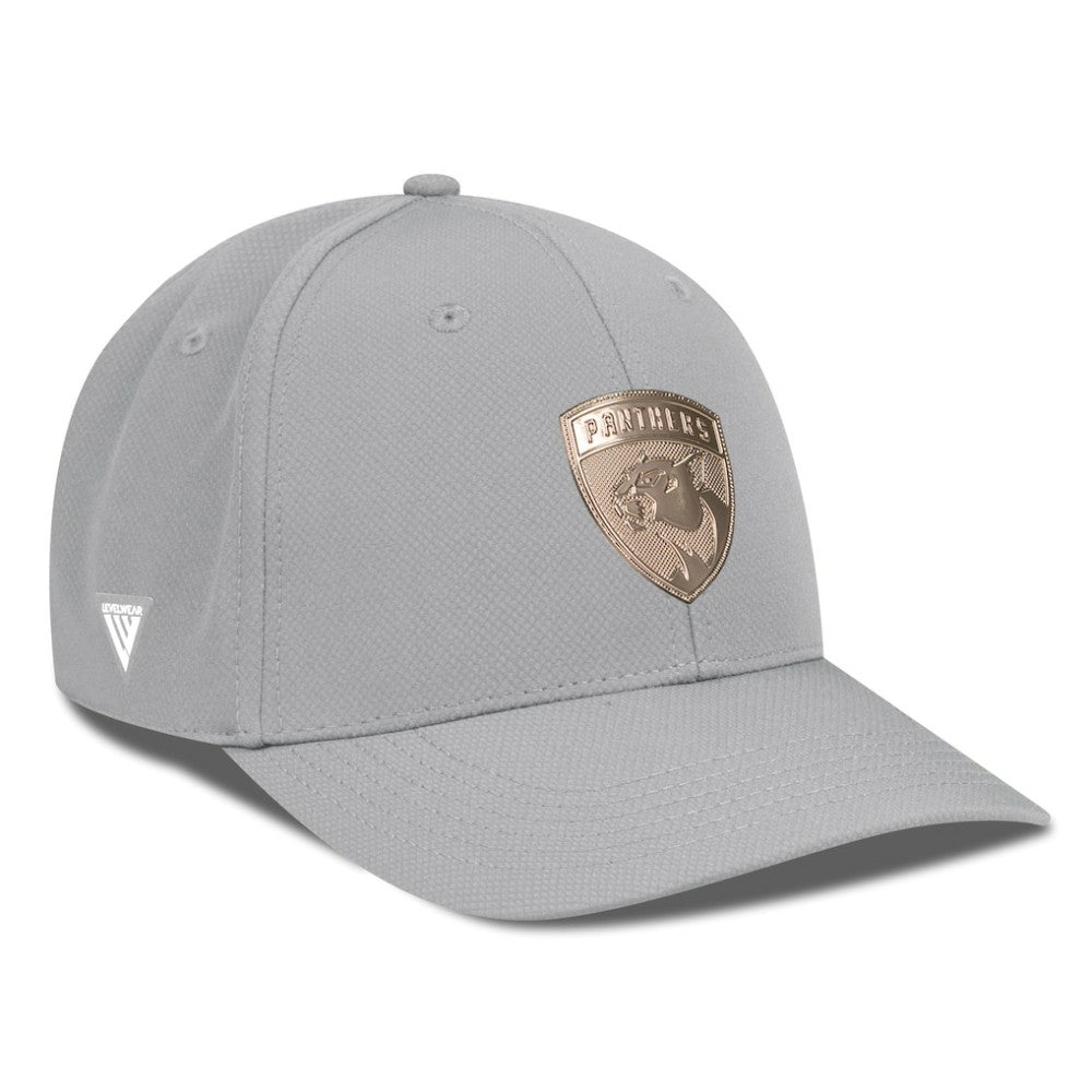 Florida Panthers Levelwear Rise Copper Insignia Flex Hat - Gray - NHL 203155812