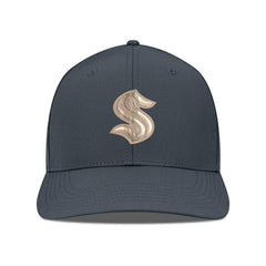 Seattle Kraken Levelwear Rise Copper Insignia Flex Hat - Charcoal - NHL 203155816