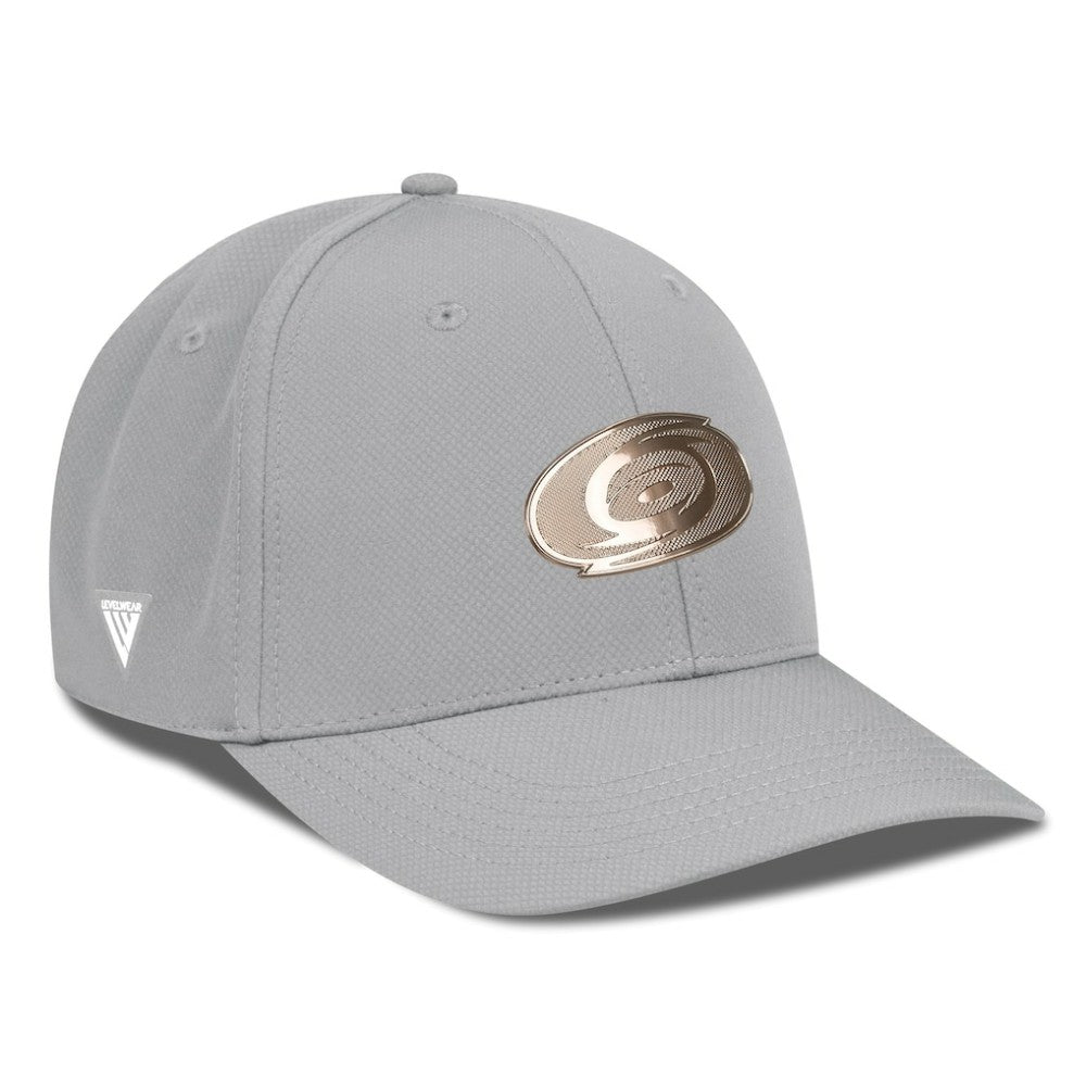 Carolina Hurricanes Levelwear Rise Copper Insignia Flex Hat - Gray - NHL 203155826