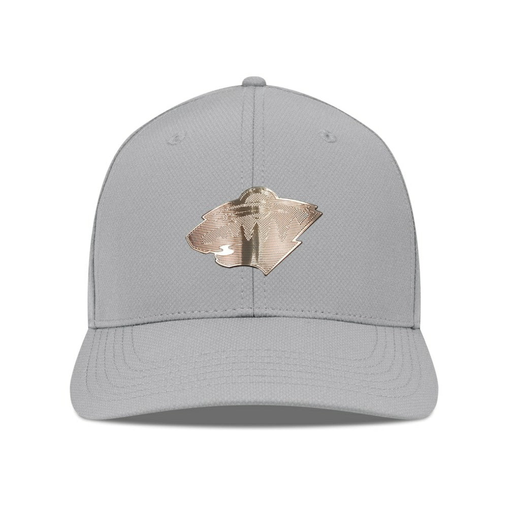 Minnesota Wild Levelwear Rise Copper Insignia Flex Hat - Gray - NHL 203155827