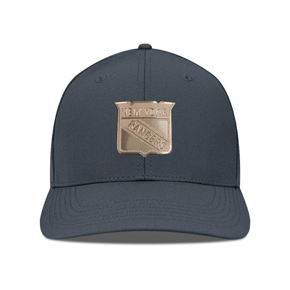New York Rangers Levelwear Rise Copper Insignia Flex Hat - Charcoal - NHL 203155830