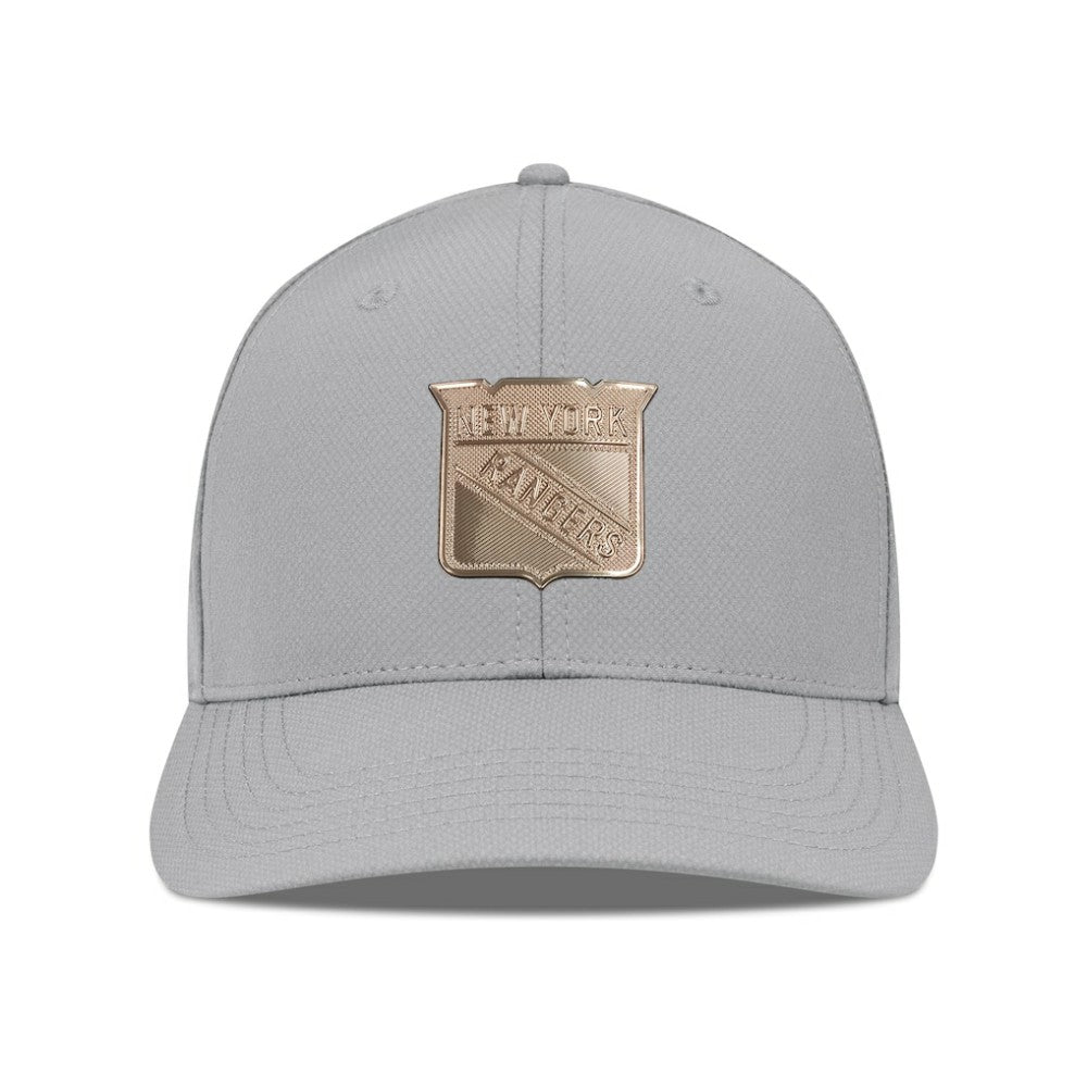 New York Rangers Levelwear Rise Copper Insignia Flex Hat - Gray - NHL 203155831