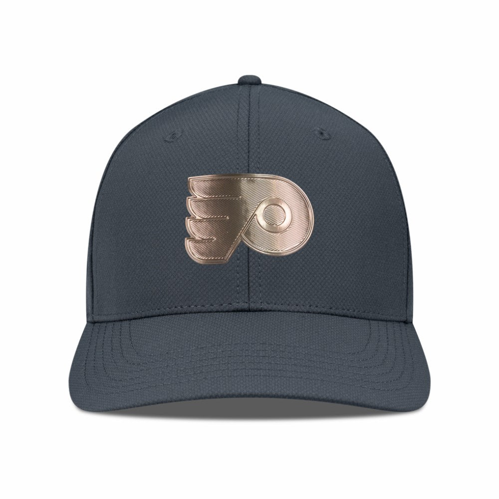 Philadelphia Flyers Levelwear Rise Copper Insignia Flex Hat - Charcoal - NHL 203155832